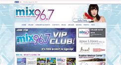 Desktop Screenshot of mix96.com