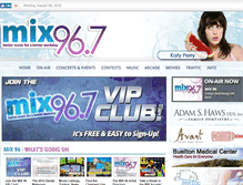 Tablet Screenshot of mix96.com